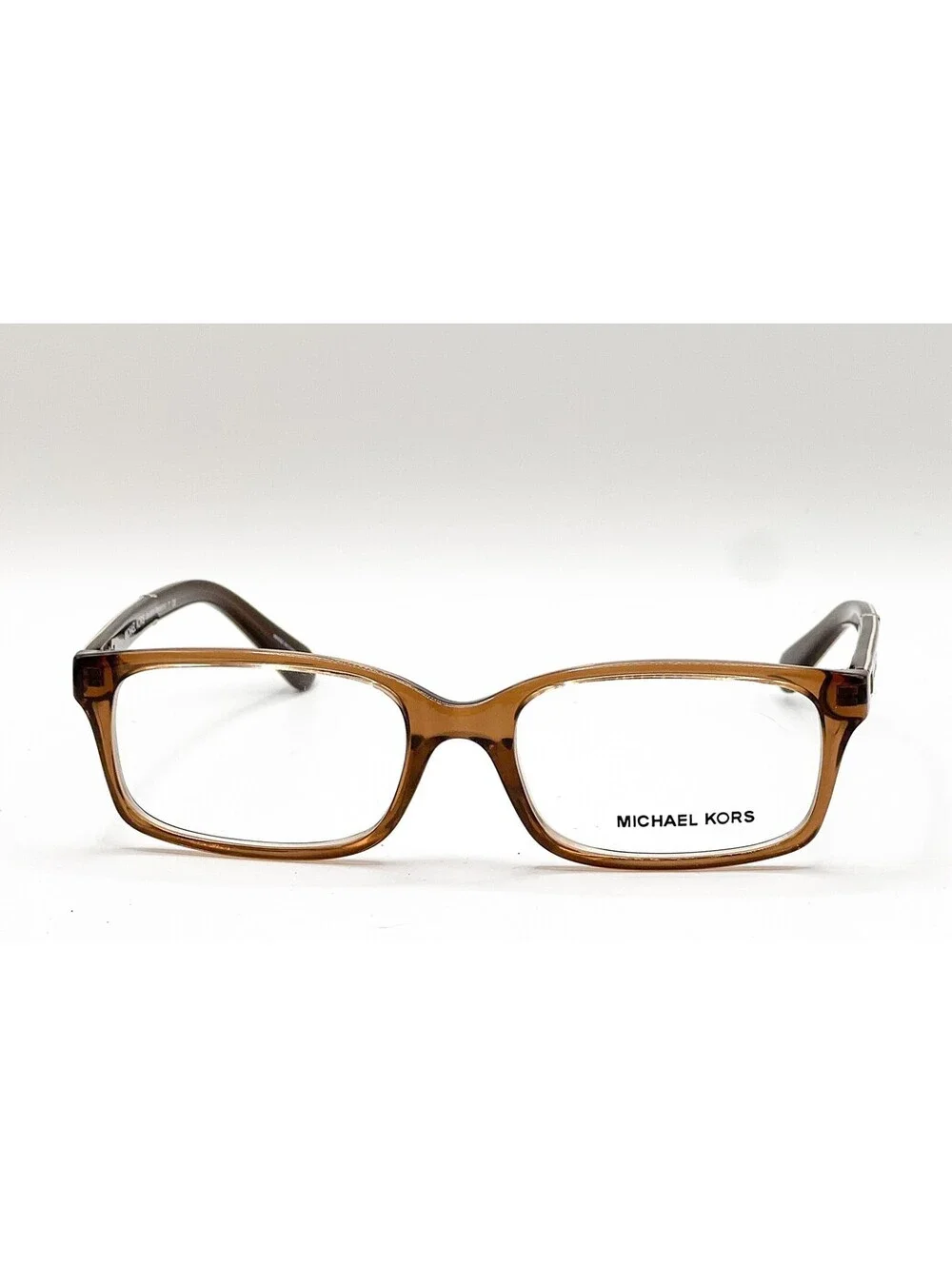 Michael Kors MK 8006 3011 Brown Rectangle Authentic Eyeglass Frames 52-16